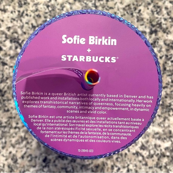 Starbucks Rainbow Sparkle Studded X Sofie Birkin Venti Tumbler PRIDE - Picture 8 of 15
